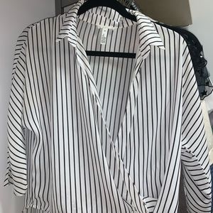 striped blouse